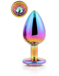 Duża wtyczka analna Gleaming Love Multicolor - Sklep erotyczny Intymnosc24.pl