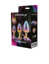 Zestaw korków analnych Gleaming Love Multicolour - Sklep erotyczny Intymnosc24.pl