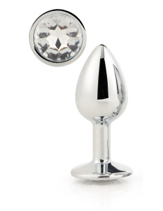 Korek analny Gleaming Love Silver Plug Small - Sklep erotyczny Intymnosc24.pl