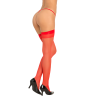 SHEER THIGH HIGHS RED, OS