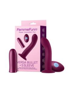 FEMMEFUNN VERSA BULLET WITH S SLEEVE DARK FUCHSIA