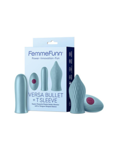 FEMMEFUNN VERSA BULLET WITH T SLEEVE LIGHT BLUE