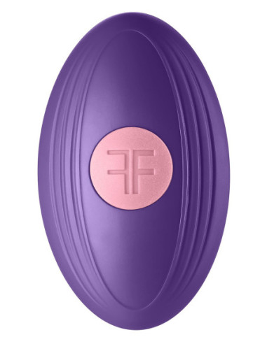 Ciemno fioletowy bezprzewodowy zdalny wibrator Bullet Versa FemmeFunn with P Sleve