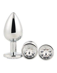 GLEAMING LOVE SILVER PLUG SET 2