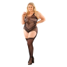 IMPULSIVE CROTCHLESS TEDDY BODYSTOCKING BLACK, QS