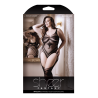 IMPULSIVE CROTCHLESS TEDDY BODYSTOCKING BLACK, QS