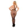 IN SUSPENSE LACE SUSPENDER STOCKINGS BLACK, QS