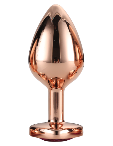 GLEAMING LOVE ROSE GOLD PLUG MEDIUM