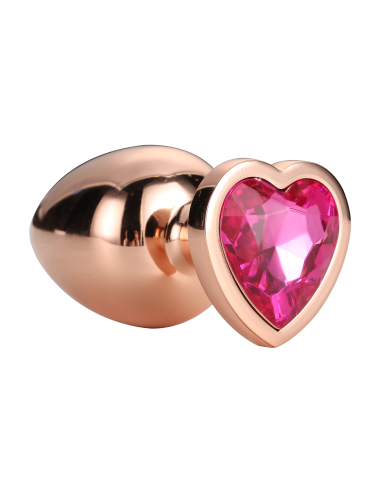 GLEAMING LOVE ROSE GOLD PLUG MEDIUM