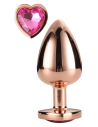 GLEAMING LOVE ROSE GOLD PLUG LARGE