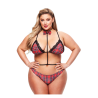 TEACHERS PET 3PC BADDIE SCHOOLGIRL SET TARTAN, QS