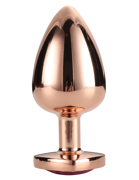 GLEAMING LOVE ROSE GOLD PLUG LARGE