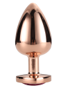 GLEAMING LOVE ROSE GOLD PLUG LARGE