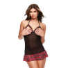 SHOW ME SCHOOLGIRL CHEMISE, M/L