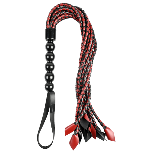 Saffron Braided Flogger Sportsheets - Sklep erotyczny Intymnosc24.pl