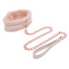 PEACHES ‘N CREAME FUR COLLAR & LEASH