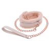 PEACHES ‘N CREAME FUR COLLAR & LEASH