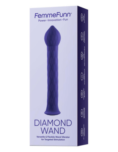 FEMMEFUNN DIAMOND WAND DARK PURPLE