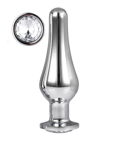 GLEAMING LOVE SILVER PLEASURE PLUG L