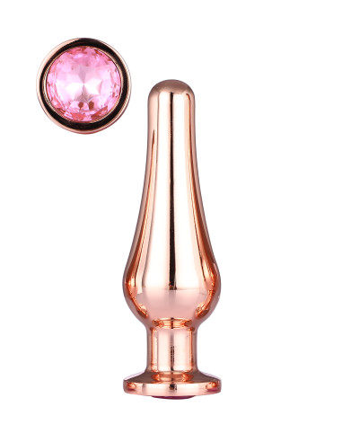 GLEAMING LOVE ROSE GOLD PLEASURE PLUG M