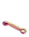 Szklane dildo Glamour Ribbed G-Spot - Sklep erotyczny Intymnosc24.pl