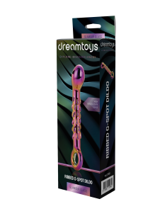 Szklane dildo Glamour Ribbed G-Spot - Sklep erotyczny Intymnosc24.pl