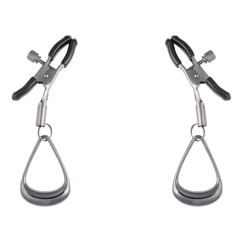 SPORTSHEETS VELVET NOIR TUGGABLE NIPPLE CLAMPS