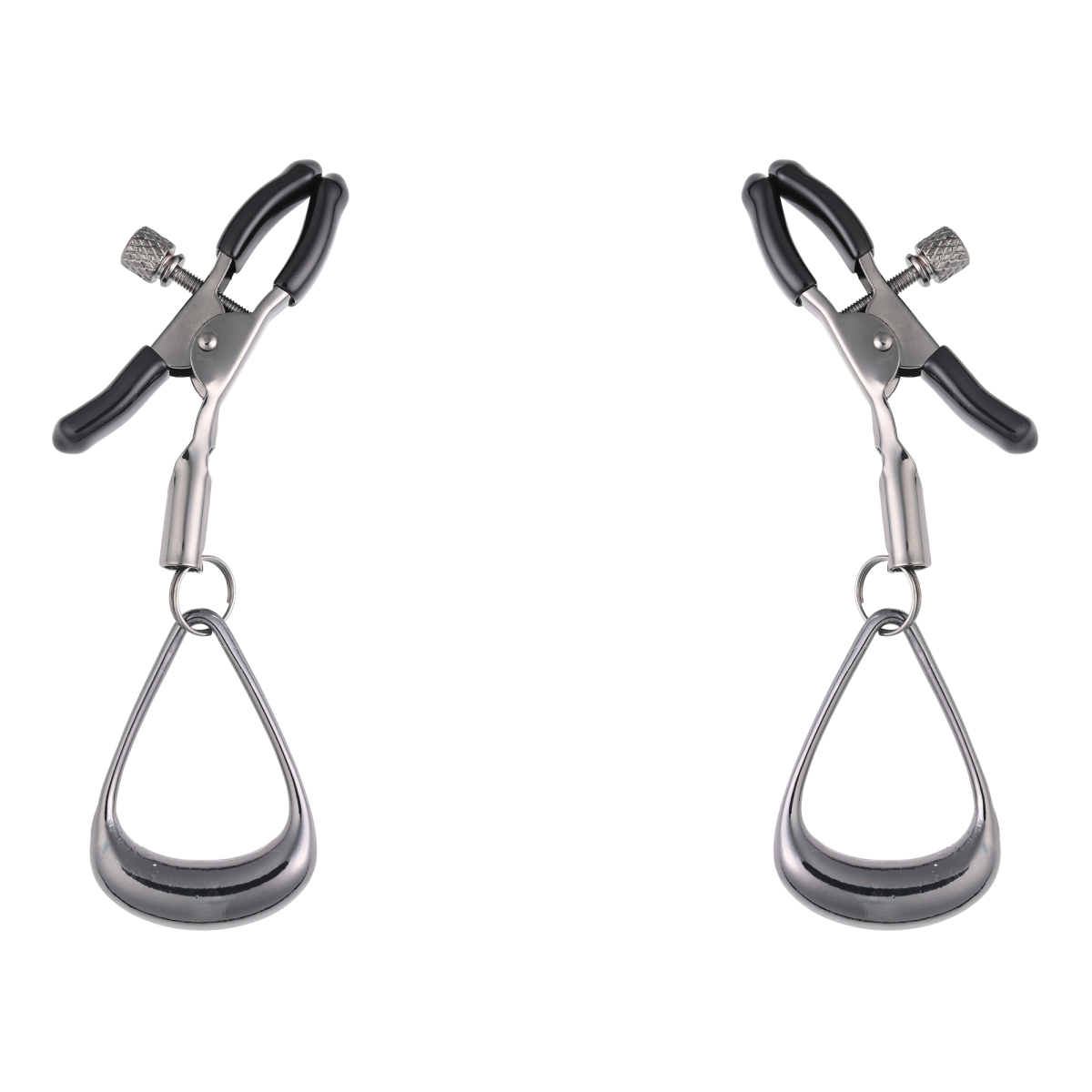 SPORTSHEETS VELVET NOIR TUGGABLE NIPPLE CLAMPS