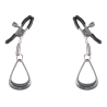 SPORTSHEETS VELVET NOIR TUGGABLE NIPPLE CLAMPS