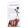SPORTSHEETS VELVET NOIR TUGGABLE NIPPLE CLAMPS