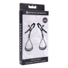 SPORTSHEETS VELVET NOIR TUGGABLE NIPPLE CLAMPS