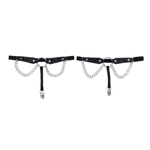 SPORTSHEETS SEX AND MISCHIEF CHAIN LACE GARTERS