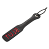 SPORTSHEETS 12 INCH LEATHER SLUT IMPRESSION PADDLE