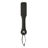SPORTSHEETS 12 INCH LEATHER SLUT IMPRESSION PADDLE
