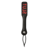 SPORTSHEETS 12 INCH LEATHER SLUT IMPRESSION PADDLE
