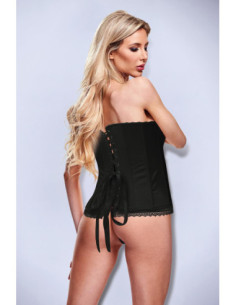 BACI BUSTIER BLACK, L 2