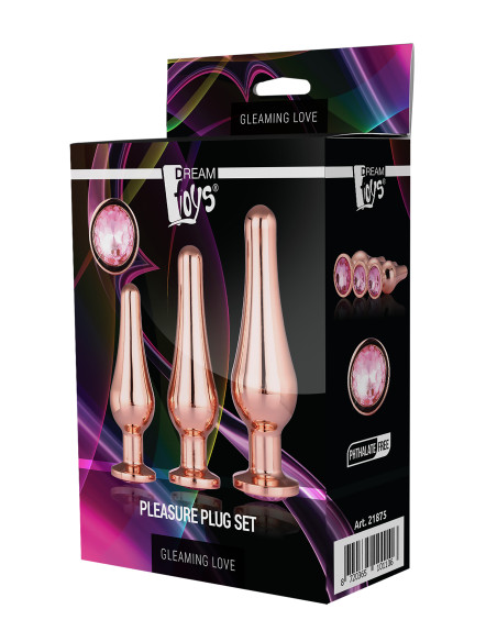 GLEAMING LOVE PLEASURE SET ROSE GOLD