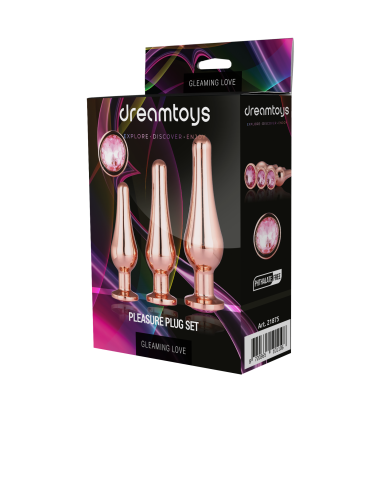 GLEAMING LOVE PLEASURE SET ROSE GOLD