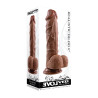 EVOLVED REALISTIC DILDO, DARK 20.3 cm
