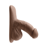 GENDER X 4 INCH SILICONE PACKER DARK