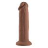 EVOLVED 7 INCH GIRTHY VIBRATING DONG DARK FLESH