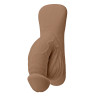 GENDER X 4 INCH PACKER, MOCCA FLESH