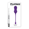 Fioletowe kulki Kegla Playboy Double Time - Sklep erotyczny Intymnosc24.pl
