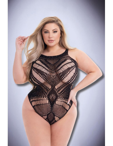 BACI DIAMONTE BODYSUIT BLACK, QS