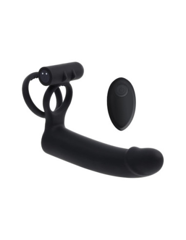 GENDER X DILDO WITH COCKRING BLACK