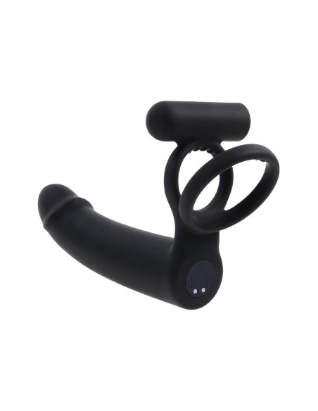 GENDER X DILDO WITH COCKRING BLACK