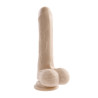 EVOLVED PEEK A BOO VIBRATING DILDO 8 INCH LIGHT