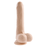 EVOLVED PEEK A BOO VIBRATING DILDO 8 INCH LIGHT