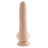 EVOLVED PEEK A BOO VIBRATING DILDO 8 INCH LIGHT