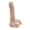 EVOLVED PEEK A BOO VIBRATING DILDO 8 INCH LIGHT